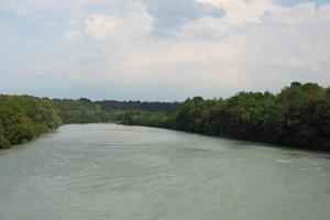 Dora Baltea river in Viverone photo