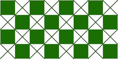 Checkered vector seamless texture. Green pattern in a box. Checkered background.