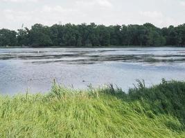 Kleiner Dutzendteich lake in Nuernberg photo