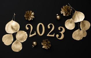 New year 2023 holidays card photo