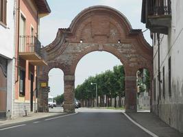 Porta d Alice city gates in Borgo D Ale photo