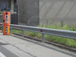 Italian electronic speed check camera photo