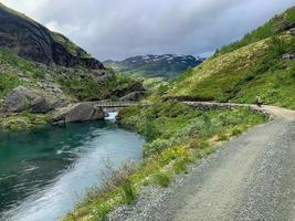 ruta ciclista rallarvegen en noruega para el verano 21 foto