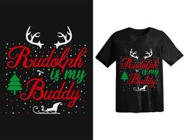 Rudolph is my buddy vector