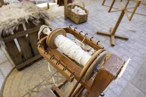 Old spinning machine photo