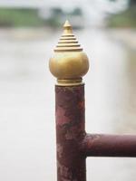 balcony column brass head photo