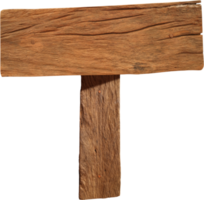 Wooden sign isolated png