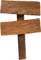 Wooden sign isolated png