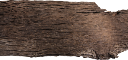 Old wooden sign board isolated png