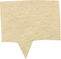 Sprechblasen Papier Textur Hintergrund png