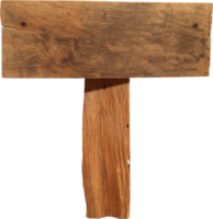 Wooden sign isolated png