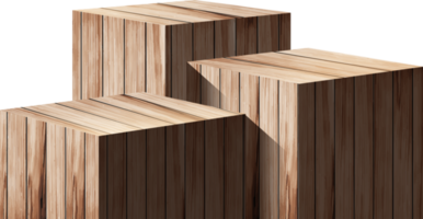 houten productvertoningspodium png