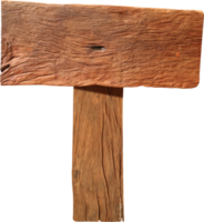 Wooden sign isolated png