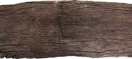 Old wooden sign board isolated png