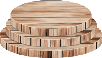 houten productvertoningspodium png