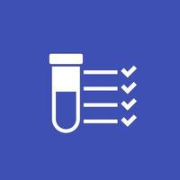 water testing icon, vector sign