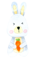 rabbit cartoon cute watercolor png