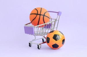 Selling sports equipment. predictions for matches. sports betting photo