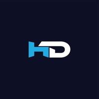 HD linked Uppercase letter logo Vector File
