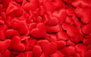 Many red hearts photo