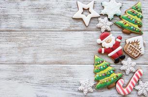 Christmas homemade gingerbread cookies photo