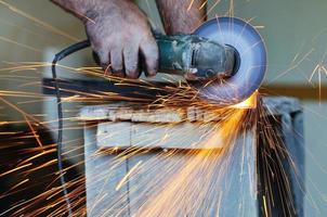 industry worker sparks photo