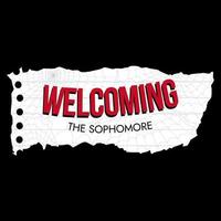 welcoming the sophomore torned paper book vector