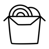 Vector design of instant noodles