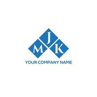 MJK letter logo design on WHITE background. MJK creative initials letter logo concept. MJK letter design. vector