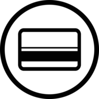 diseño de símbolo de signo de icono de tarjeta de crédito png