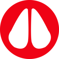 diseño de signo de icono de huella animal png