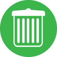 Trash can recycle bin icon png