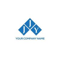 JJY creative initials letter logo concept. JJY letter design.JJY letter logo design on WHITE background. JJY creative initials letter logo concept. JJY letter design. vector