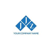 JJZ letter logo design on WHITE background. JJZ creative initials letter logo concept. JJZ letter design. vector