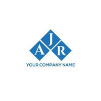 AJR letter logo design on WHITE background. AJR creative initials letter logo concept. AJR letter design. vector