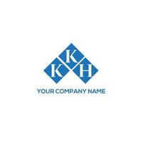 concepto de logotipo de letra de iniciales creativas kkh. Diseño de letras kkh. Diseño de logotipo de letras kkh sobre fondo blanco. concepto de logotipo de letra de iniciales creativas kkh. diseño de letras kkh. vector