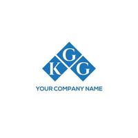 KGG letter logo design on WHITE background. KGG creative initials letter logo concept. KGG letter design. vector