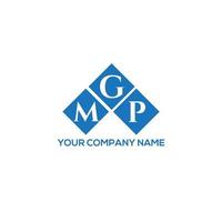 MGP letter logo design on WHITE background. MGP creative initials letter logo concept. MGP letter design. vector