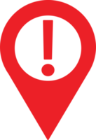 Map pointer pin icon sign design png