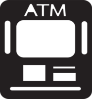 atm kortplats ikon tecken symbol design png