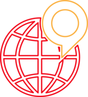 globe icône signe symbole conception png
