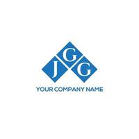 JGG creative initials letter logo concept. JGG letter design.JGG letter logo design on WHITE background. JGG creative initials letter logo concept. JGG letter design. vector