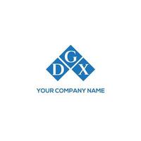 DGX letter logo design on WHITE background. DGX creative initials letter logo concept. DGX letter design. vector