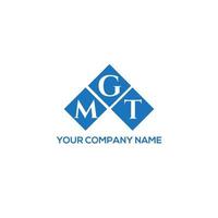 MGT creative initials letter logo concept. MGT letter design.MGT letter logo design on WHITE background. MGT creative initials letter logo concept. MGT letter design. vector