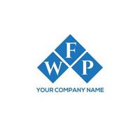 WFP letter logo design on WHITE background. WFP creative initials letter logo concept. WFP letter design. vector