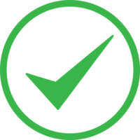 Tick icon accept approve sign design png