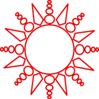 Sonne-Symbol-Zeichen-Symbol-Design png