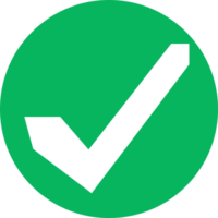 Check mark icon sign symbol design png