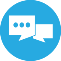 Speech bubble icon sign symbol design png