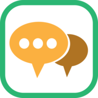 Speech bubble icon sign symbol design png